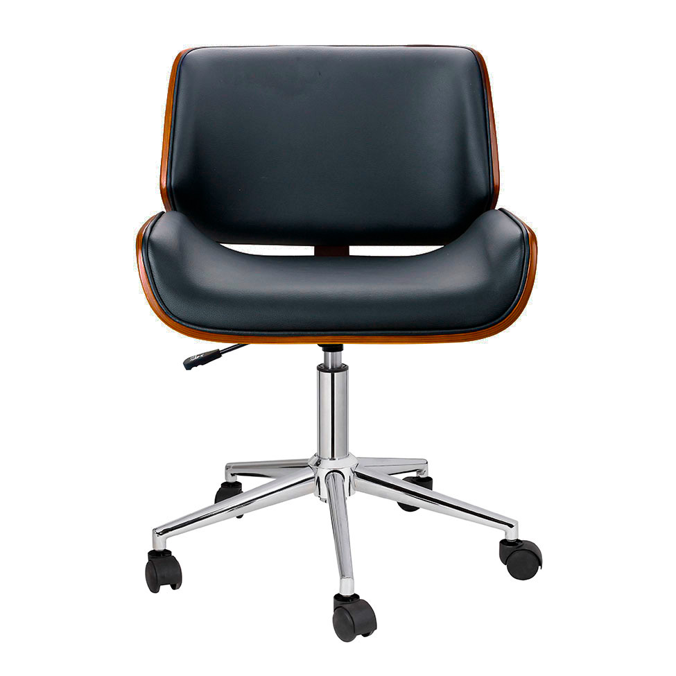 Cadeira de Escritório Diretor Giratória Lauren Preta