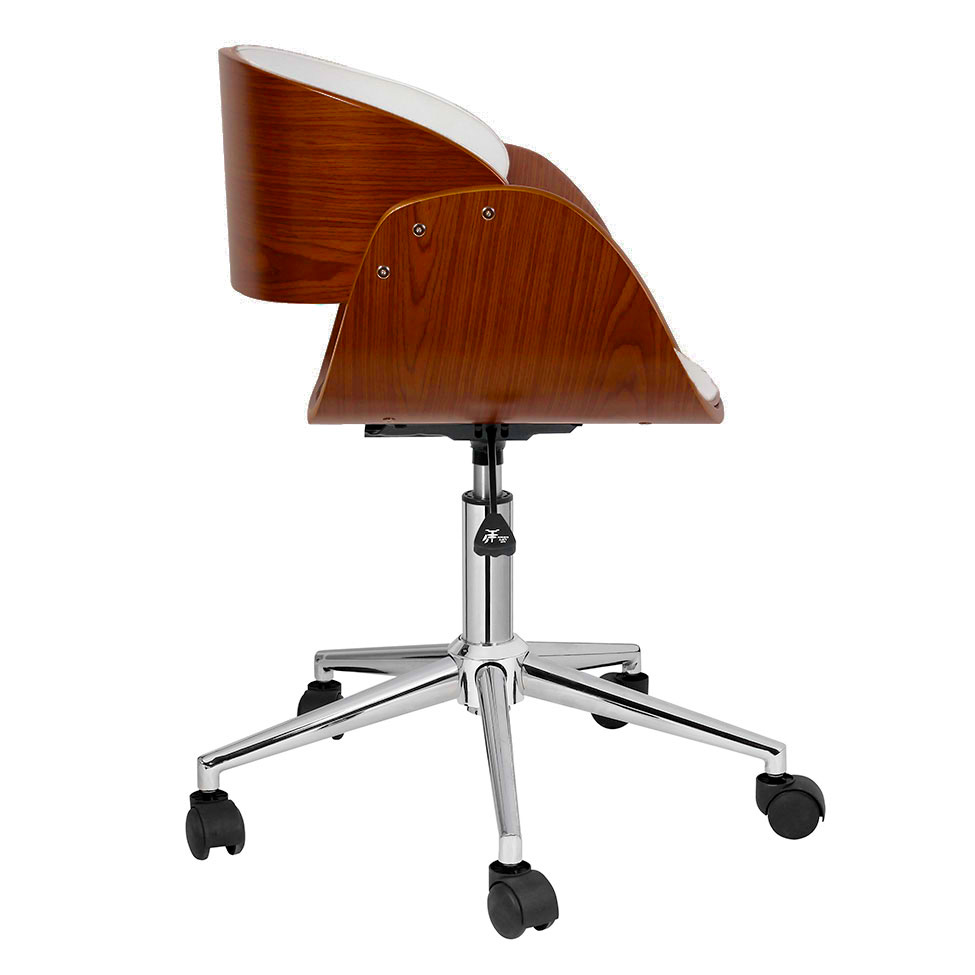 Cadeira de Escritório Diretor Giratória Pilar Branca