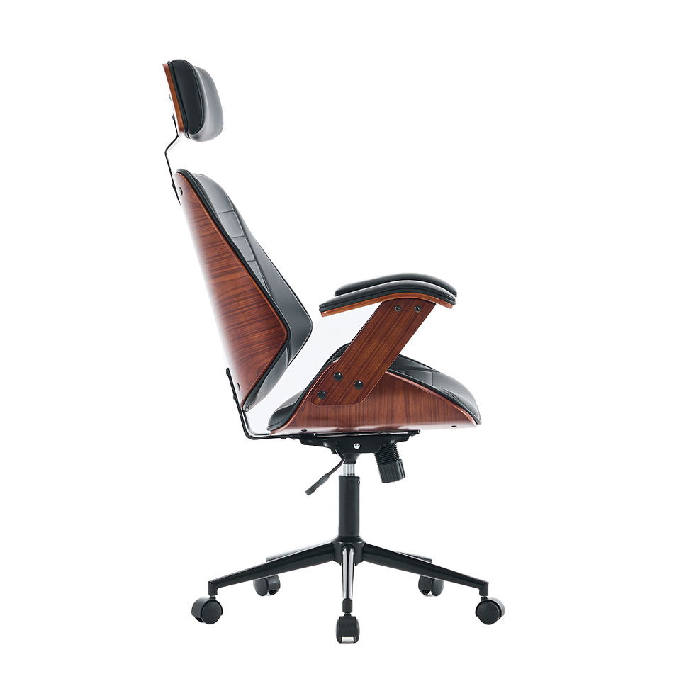 Cadeira de Escritório Giratória Presidente Orion Preta