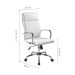 Cadeira de Escritório Presidente Giratória Eames Comfort Branca