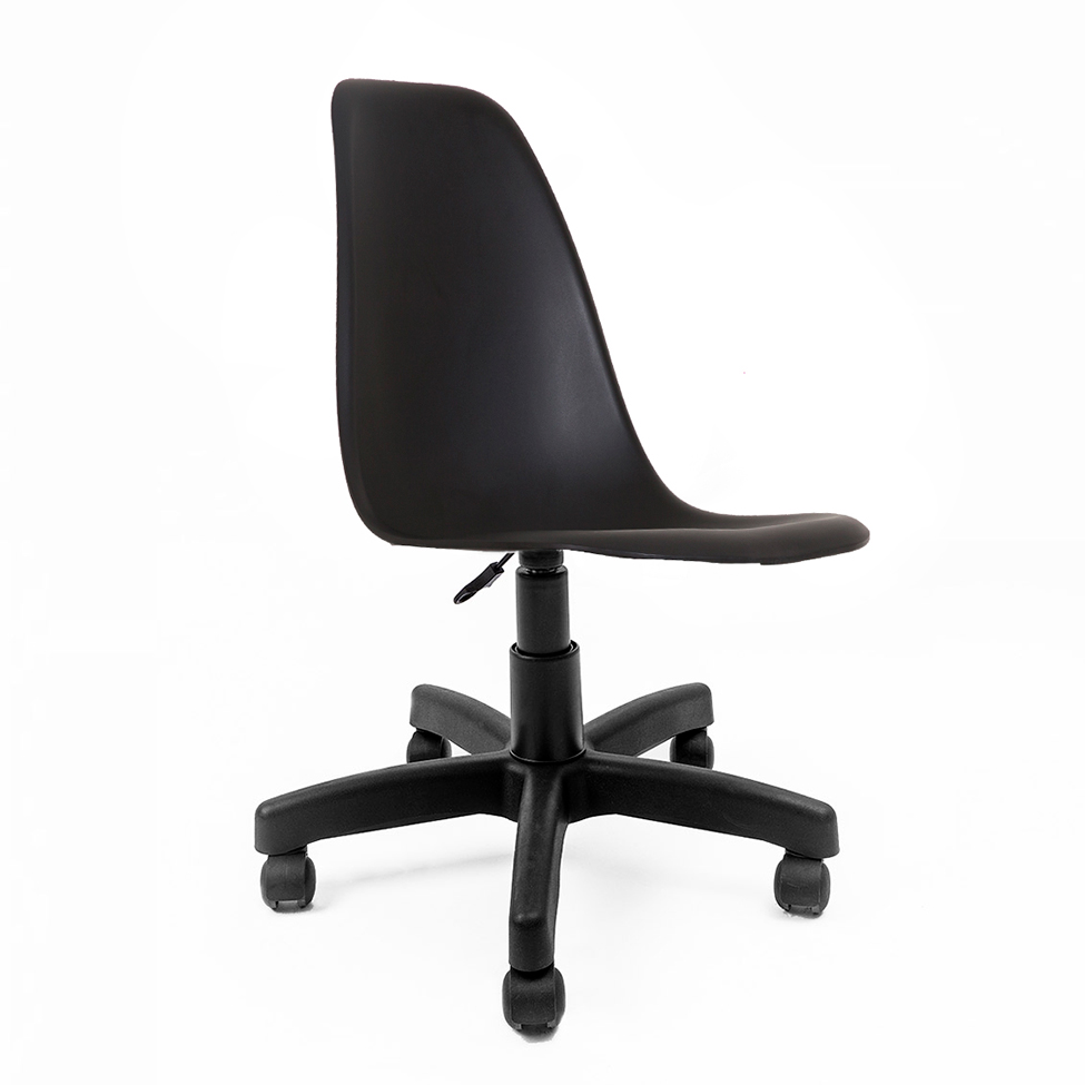 Cadeira de Escritório Secretária Eames Preta