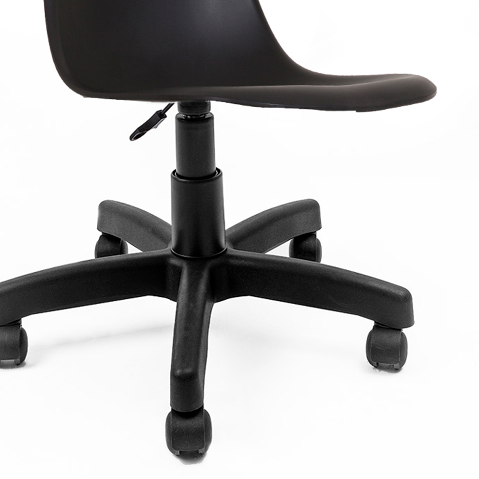 Cadeira de Escritório Secretária Eames Preta