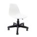Cadeira de Escritório Secretária Eames Preta e Branca