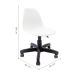 Cadeira de Escritório Secretária Eames Preta e Branca