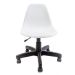 Cadeira de Escritório Secretária Eames Preta e Branca