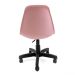 Cadeira de Escritório Secretária Eames Preta e Rosa