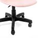 Cadeira de Escritório Secretária Eames Preta e Rosa