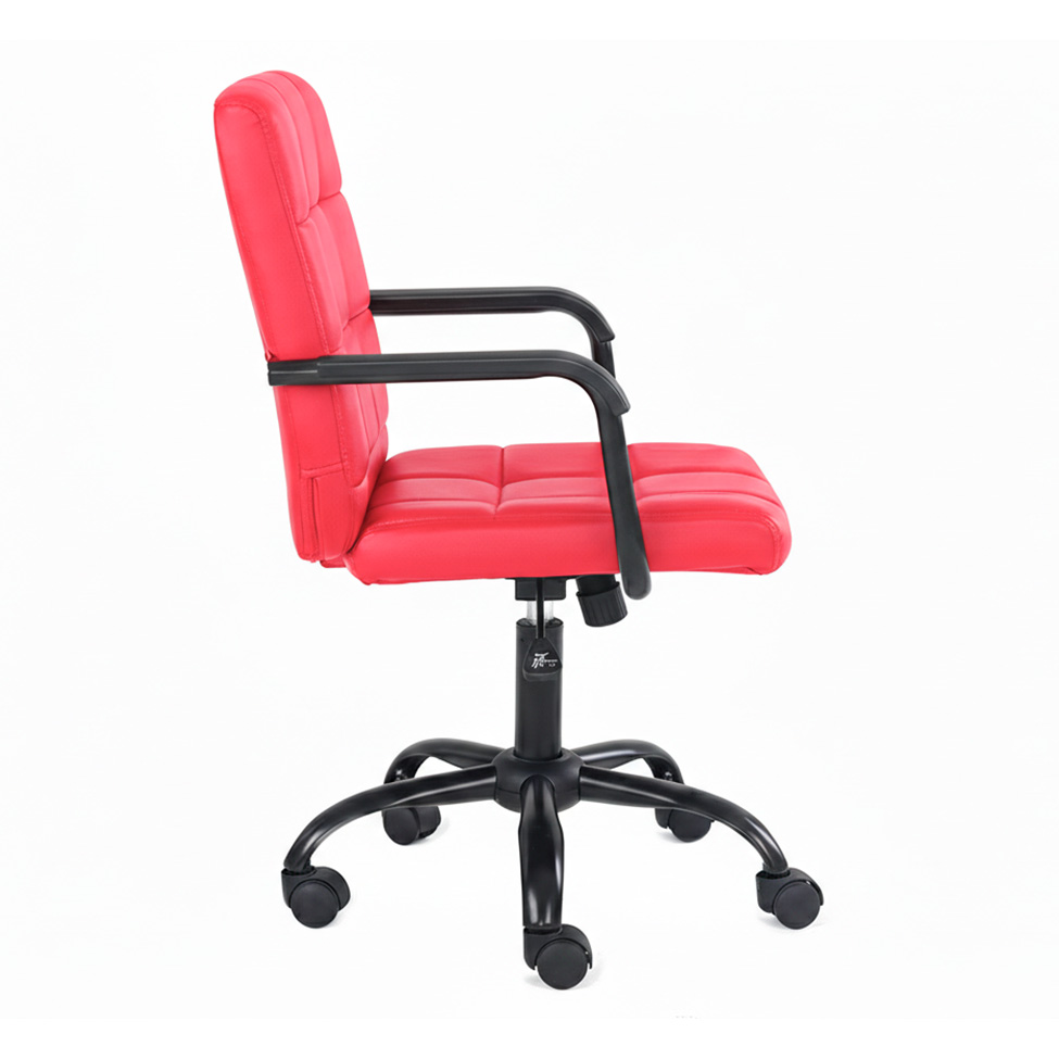 Cadeira de Escritório Secretária Giratória Fitz Vermelha
