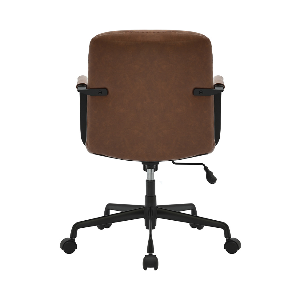 Cadeira de Escritório Secretária Giratória Journey Marrom
