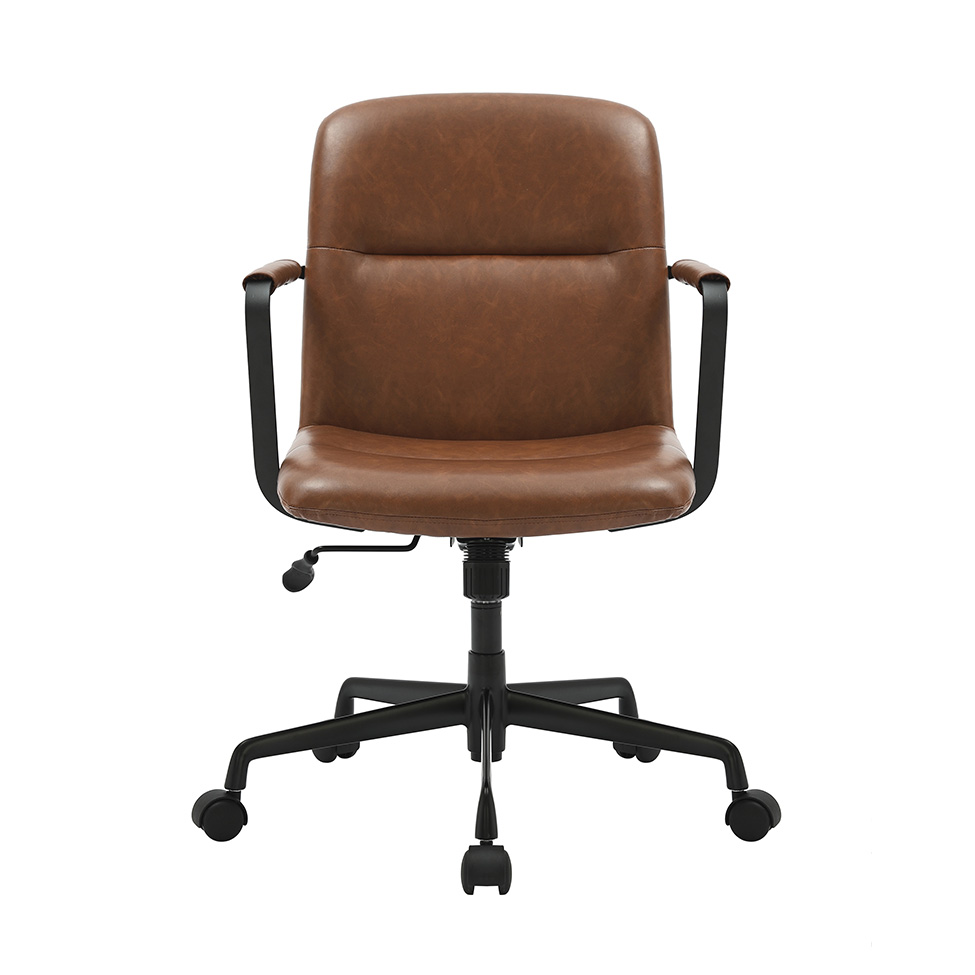 Cadeira de Escritório Secretária Giratória Journey Marrom