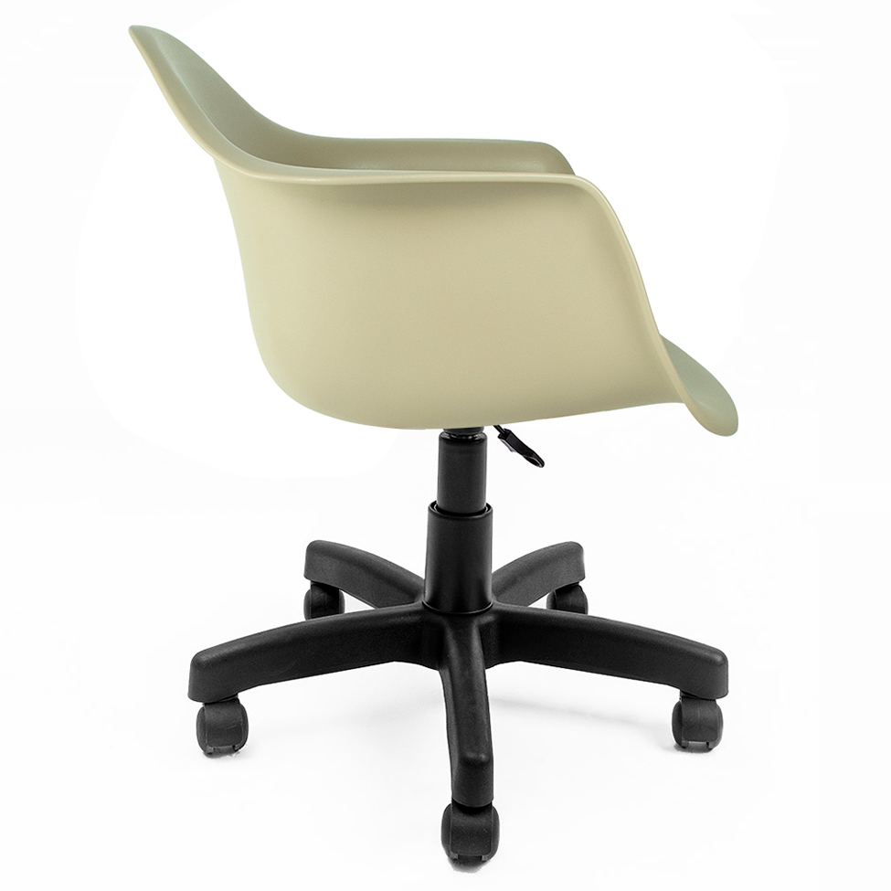 Cadeira de Escritório Secretária Office Preta e Fendi