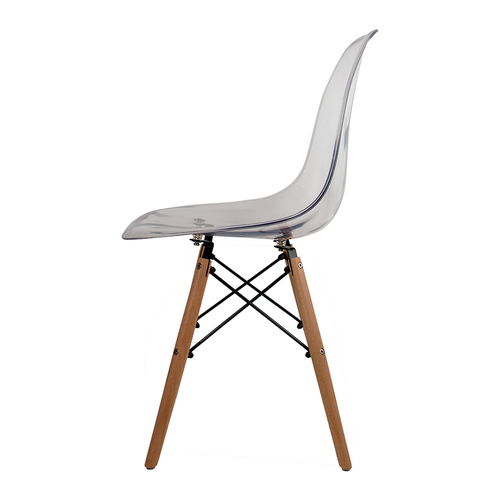Cadeira de Jantar Charles Eames Cristal