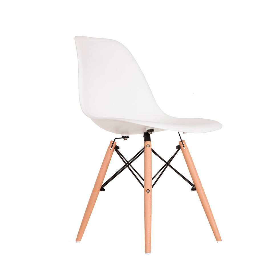 Cadeira de Jantar Charles Eames I Branca