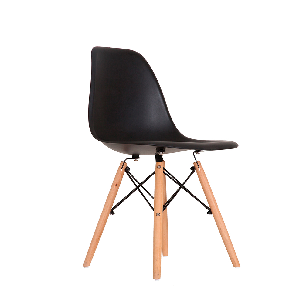 Cadeira de Jantar Charles Eames I Preta