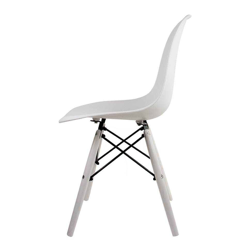 Cadeira de Jantar Charles Eames II Branca