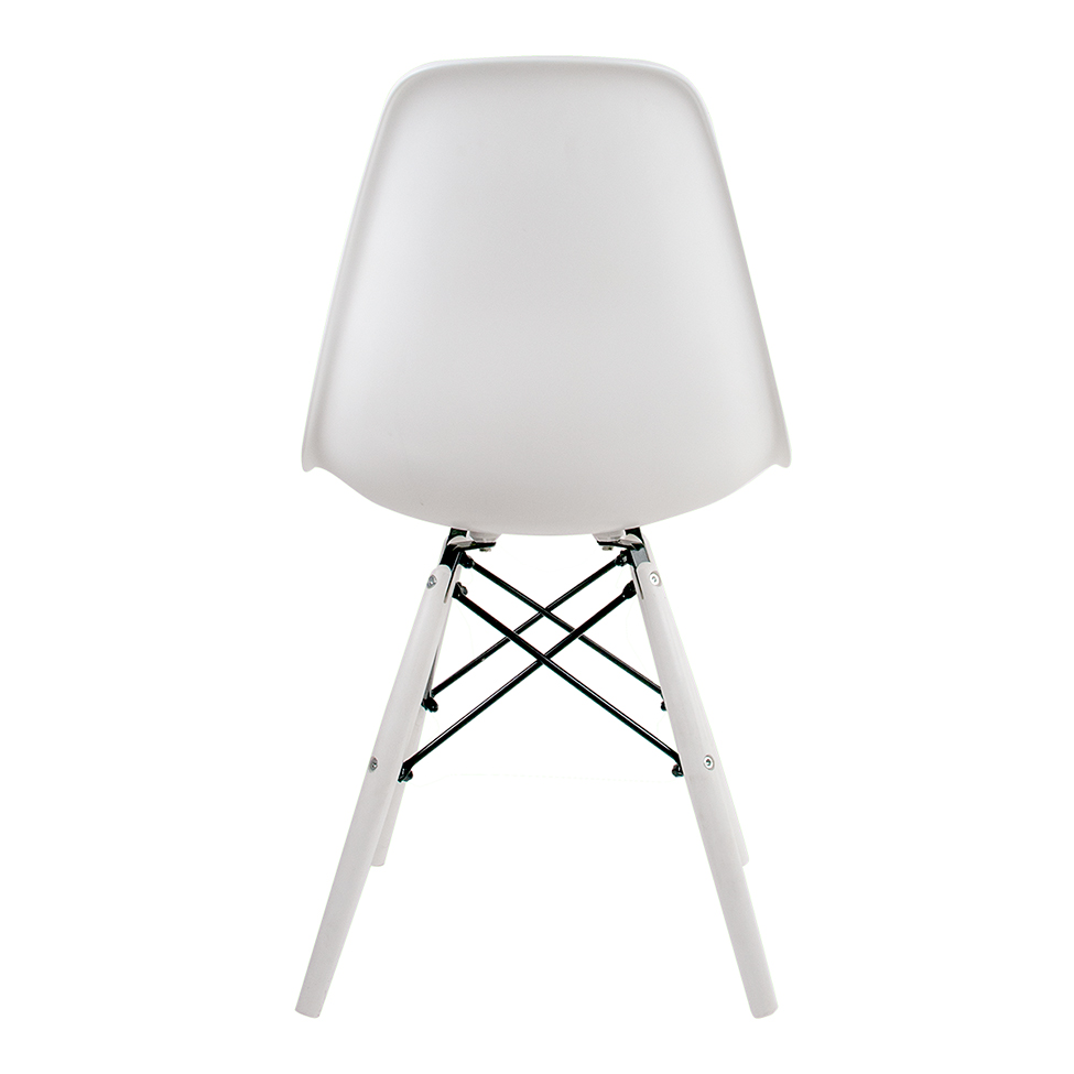 Cadeira de Jantar Charles Eames II Branca