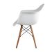 Cadeira de Jantar Charles Eames com Braço I Branca
