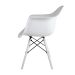 Cadeira de Jantar Charles Eames com Braço II Branca