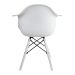 Cadeira de Jantar Charles Eames com Braço II Branca