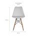 Cadeira de Jantar Eames Saarinen Leda I Branca