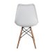 Cadeira de Jantar Eames Saarinen Leda I Branca