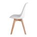 Cadeira de Jantar Saarinen Wood Branca