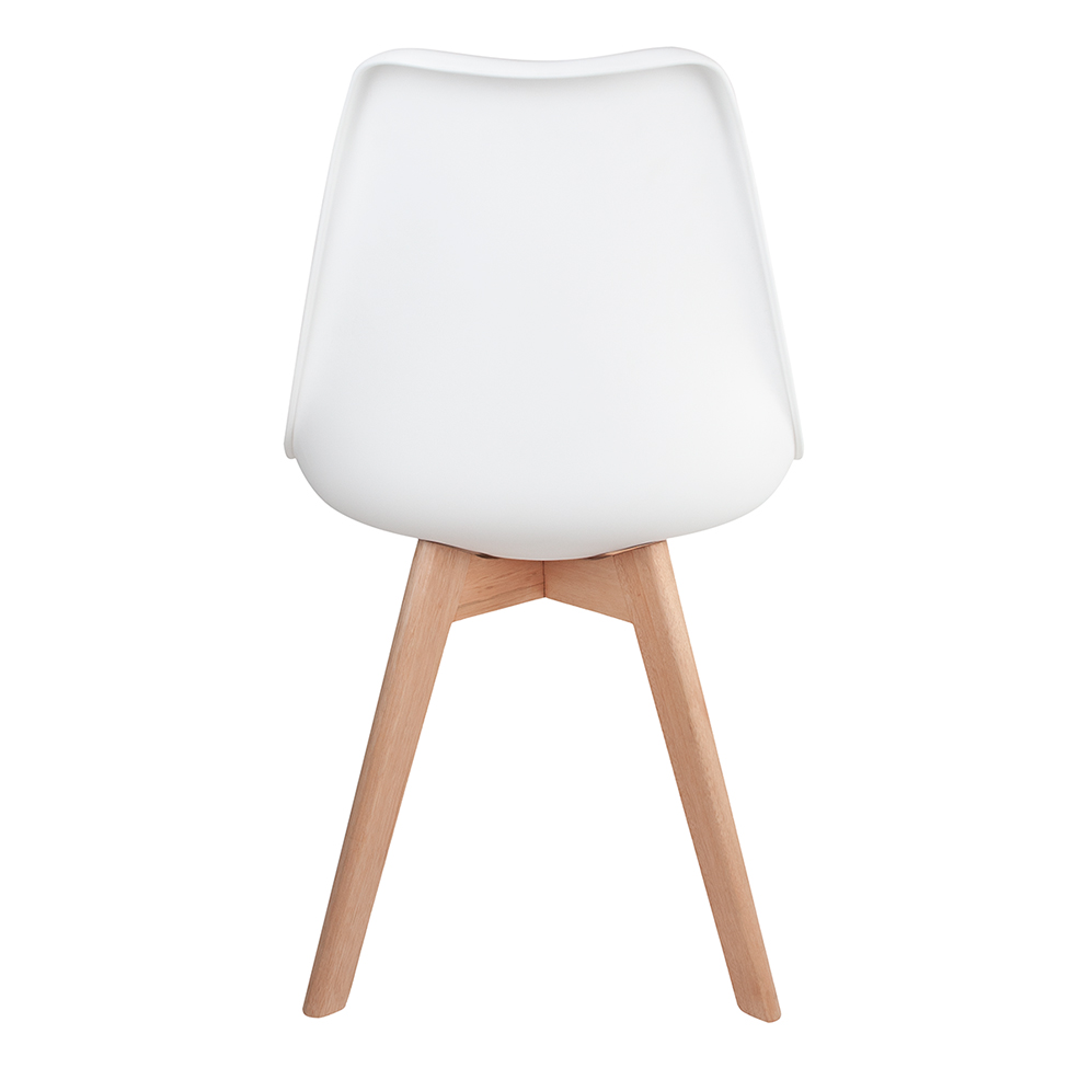 Cadeira de Jantar Saarinen Wood Branca