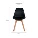 Cadeira de Jantar Saarinen Wood Preta