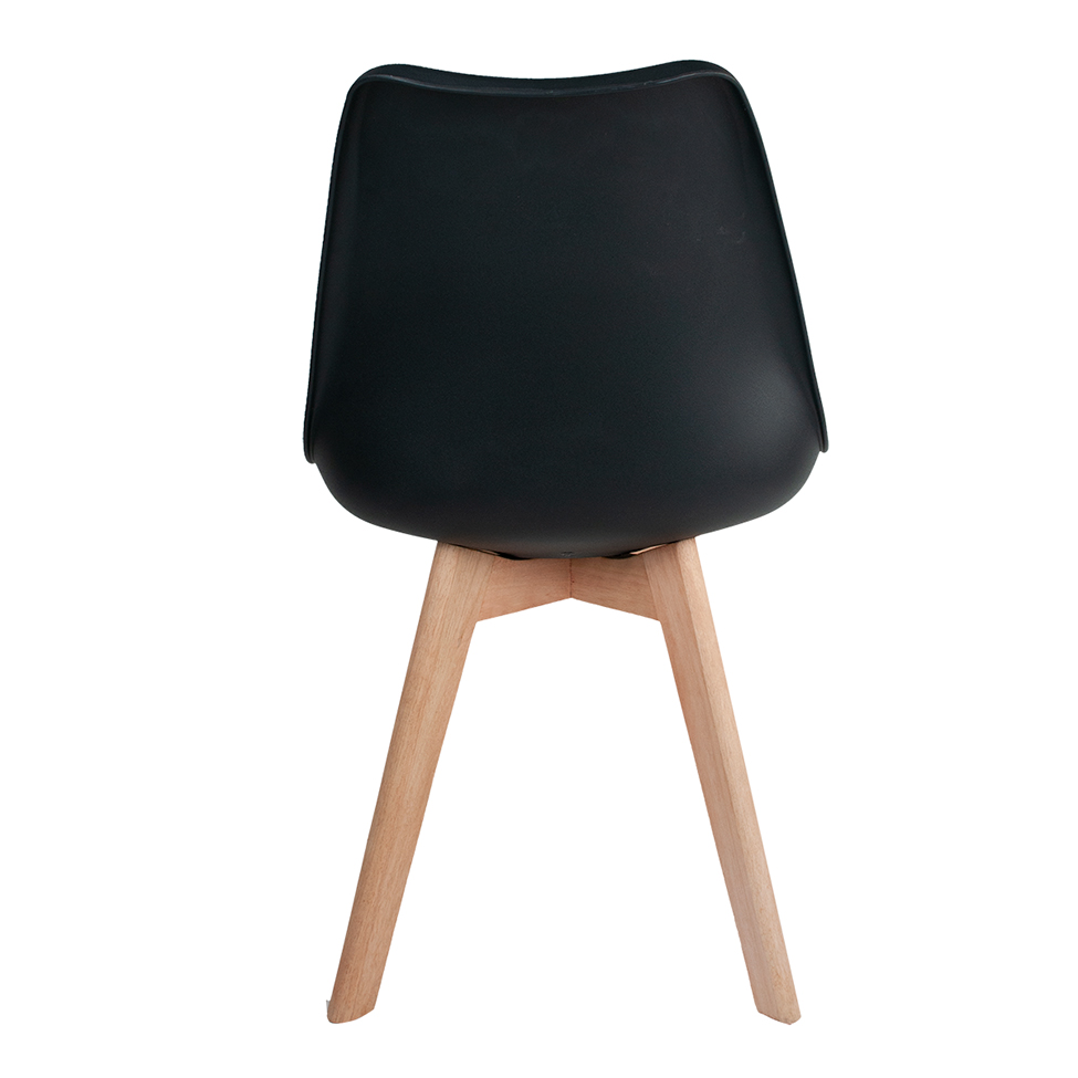 Cadeira de Jantar Saarinen Wood Preta