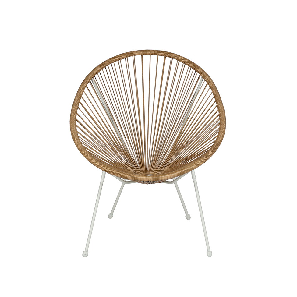 Cadeira de Jardim Acapulco Marrom e Branca