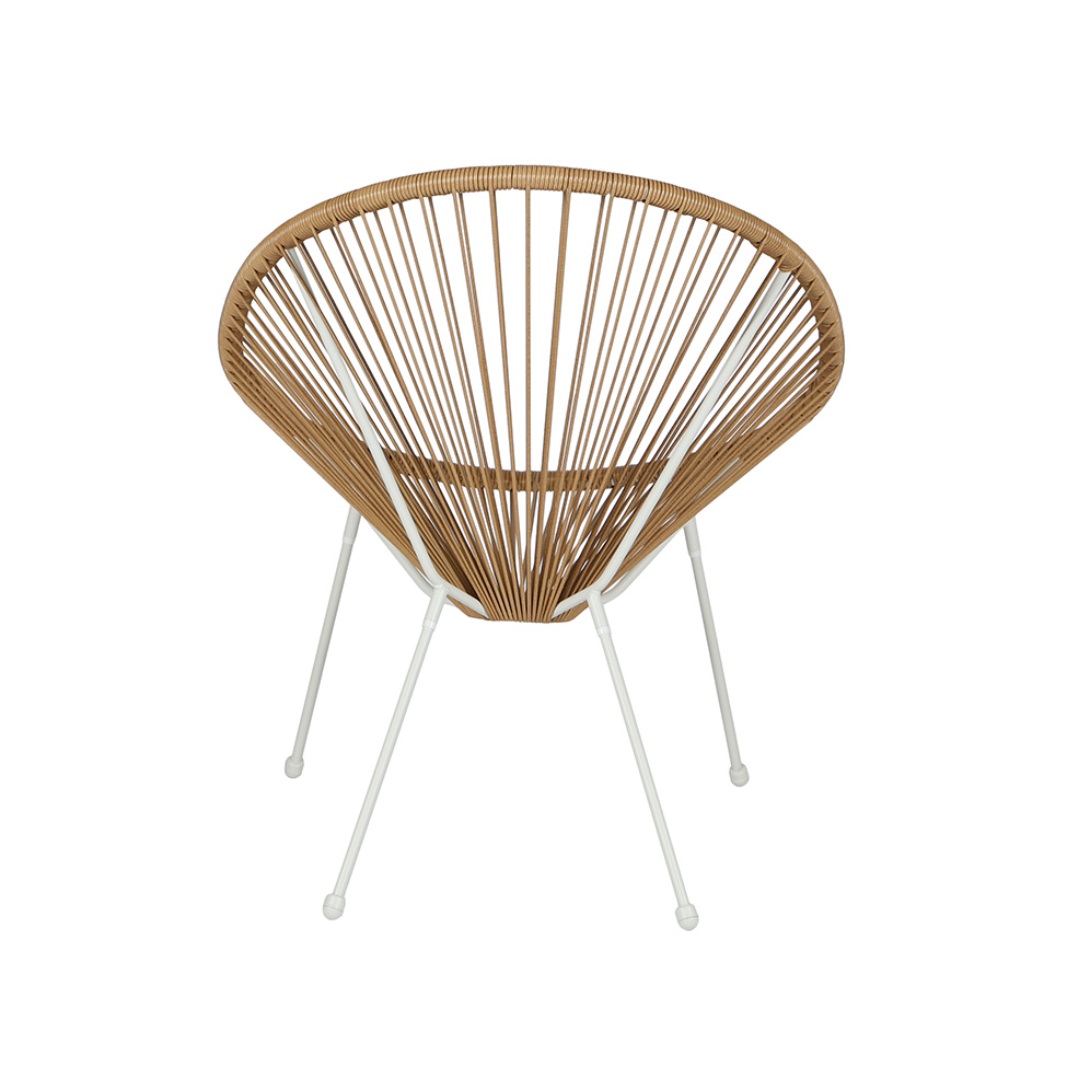 Cadeira de Jardim Acapulco Marrom e Branca