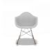 Cadeiras Eames Arm Balanço Branca