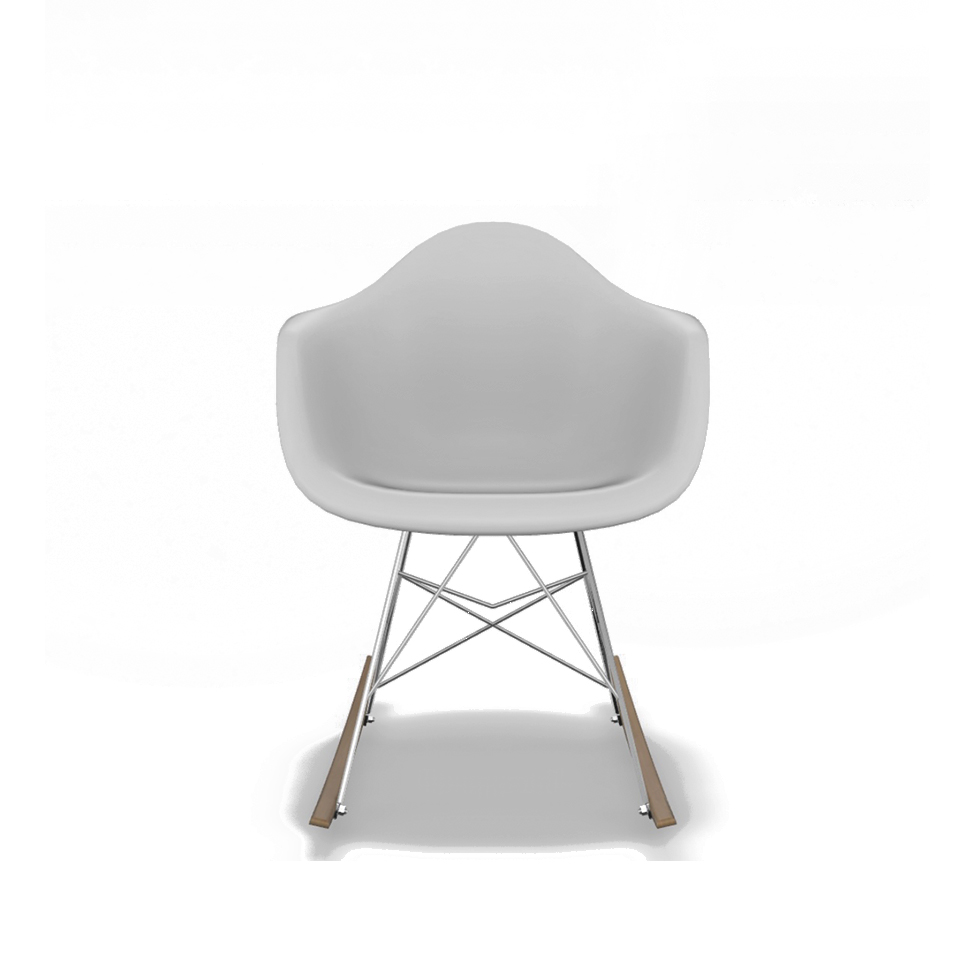 Cadeiras Eames Arm Balanço Branca