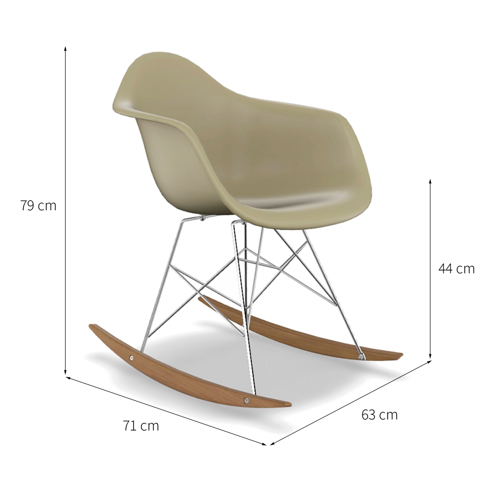 Cadeiras Eames Arm Balanço Fendi