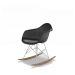 Cadeiras Eames Arm Balanço Preta