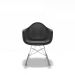 Cadeiras Eames Arm Balanço Preta