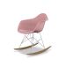 Cadeiras Eames Arm Balanço Rosa