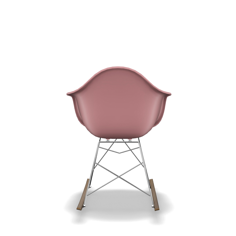 Cadeiras Eames Arm Balanço Rosa