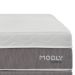 Cama Box Viúva com Colchão Sublime Mola Ensacada e Espuma Viscoelástica (32x128x188) Cinza e Branco