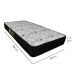 Cama Box com Baú Premium com Colchão Solteiro Veneza Branco