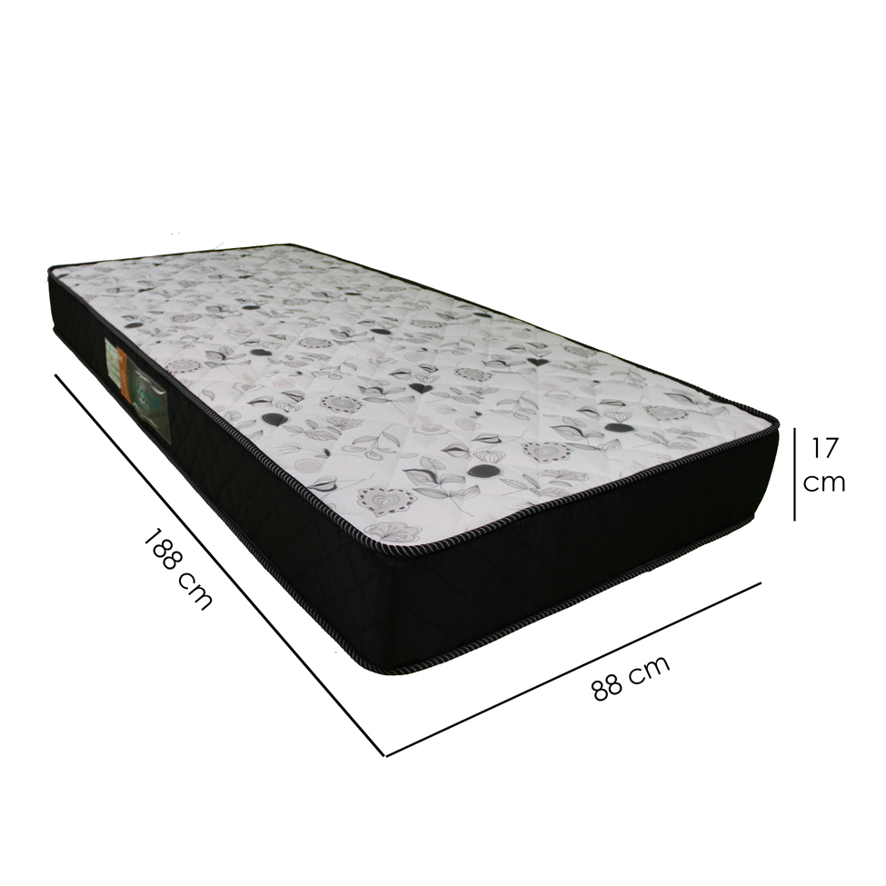Cama Box com Baú Premium com Colchão Solteiro Veneza Branco