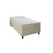 Cama Box com Cabeceira e Colchão Solteiro Stella Molas Ensacadas (60x88x188) Bege