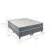 Cama Box com Colchão Queen Celine Molas Ensacadas (62x158x198) Cinza