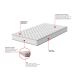 Cama Box com Colchão Queen Howie Espuma D45 (17x158x198) Branco e Cinza