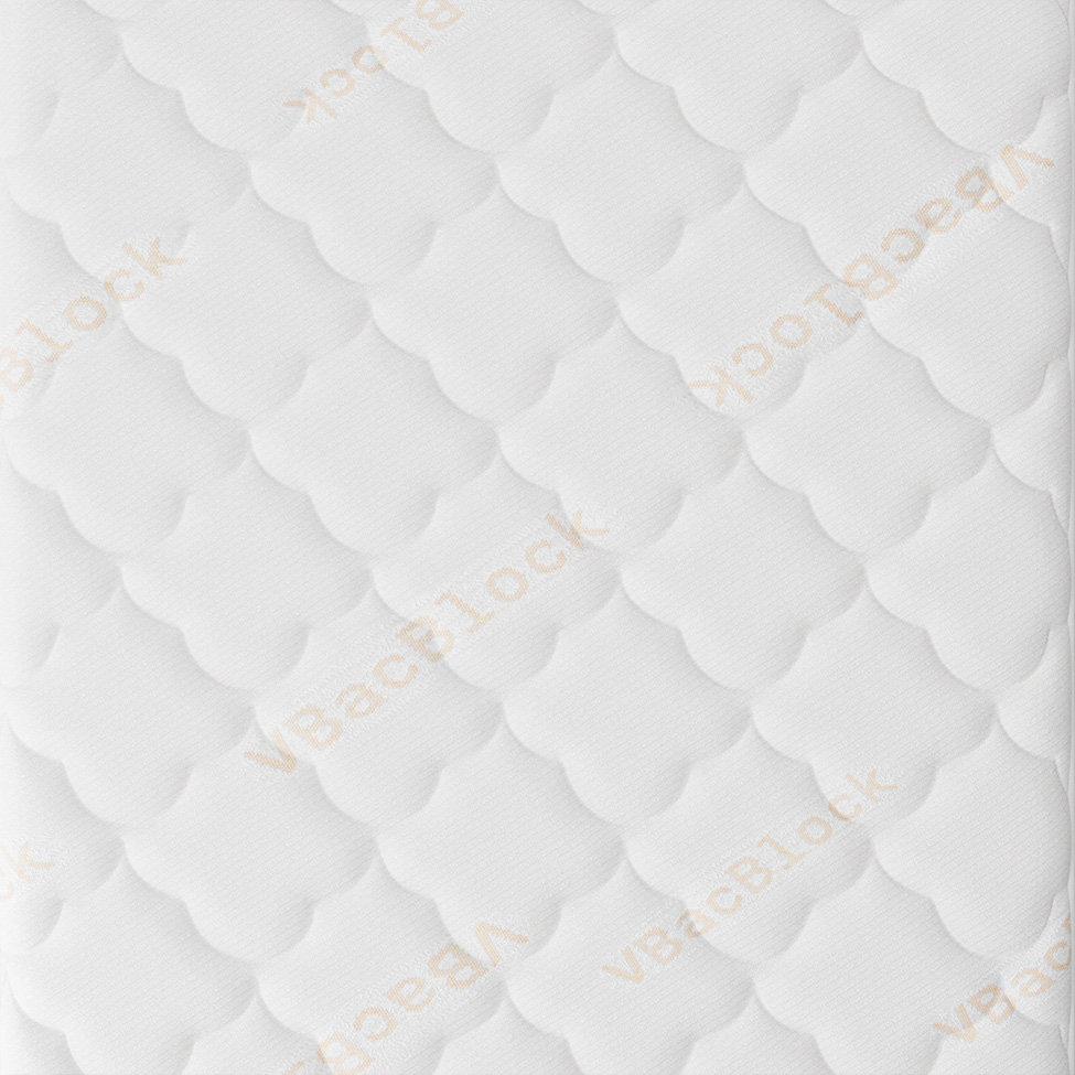 Cama Box com Colchão Solteirão Sigma Care (23x108x198) Bege e Branco