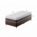 Cama Box com Colchão Solteirão Sigma Flow (23x96x203) Marrom e Branco