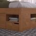 Cama Casal Kiara Madeira Maci
