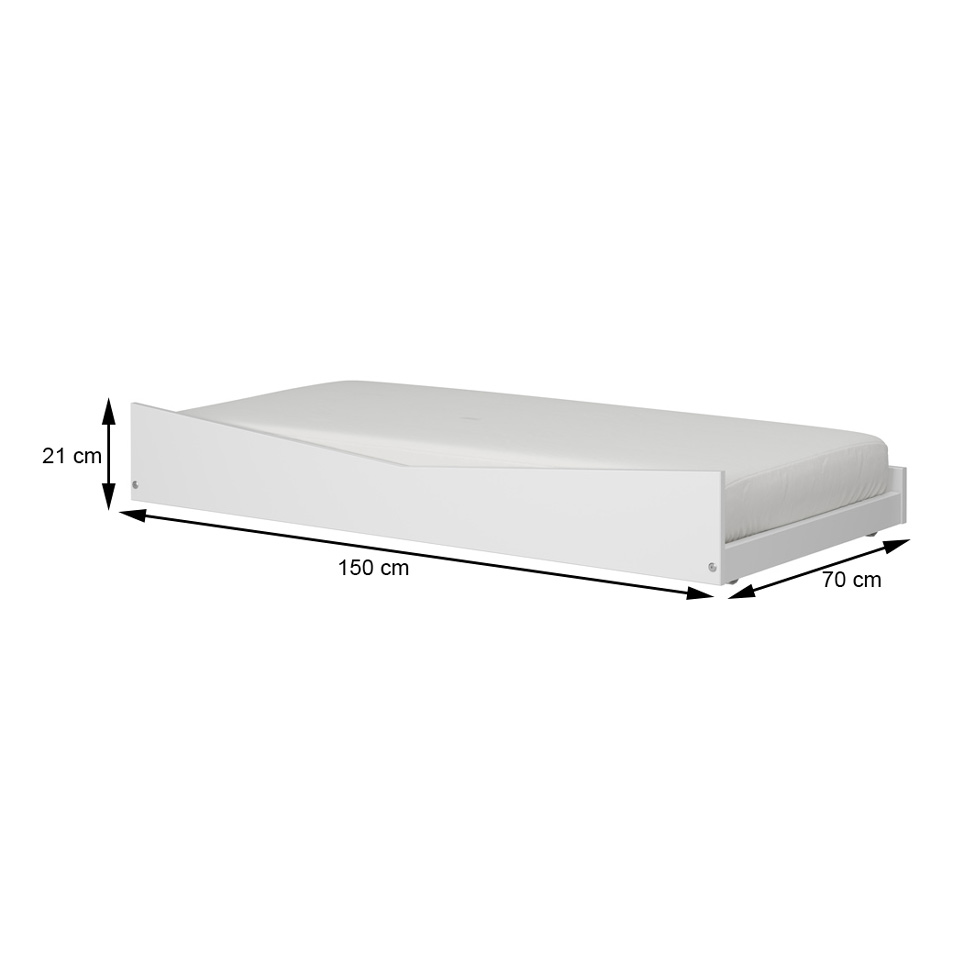 Cama Infantil Auxiliar Montessoriano Branco