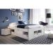 Cama Queen Kiara Madeira Maciça Branca