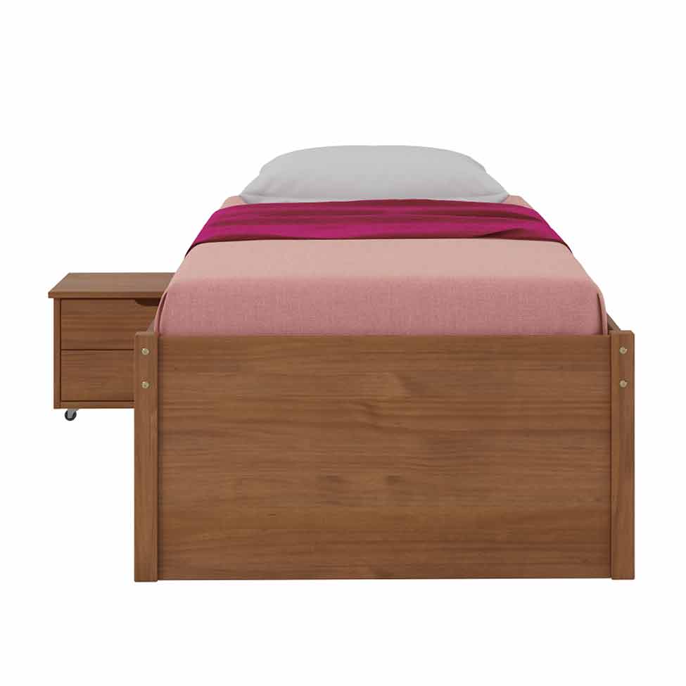 Cama Solteiro Kiara Madeira Maci